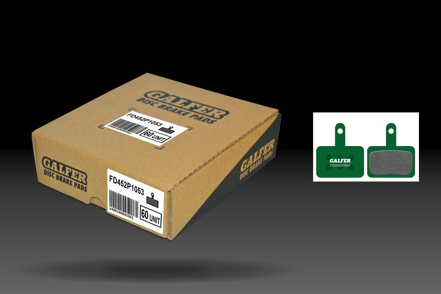 Galfer FD293P1554T - Pack SHIMANO DEORE PRO Brake Pads -