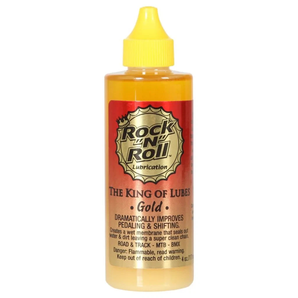 Rock "N" Roll - Chain Lube 4oz Bottle - Gold / Absolute Dry / Extreme / Holy Cow