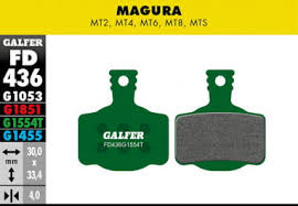 Galfer Pro G1554T Disc Brake Pads - FD436 | Magura MT2, MT4, MT6, MT8, MTS